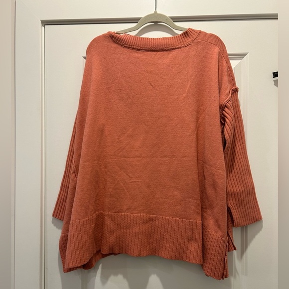 Free People Orion Tunic Sweater in Lightest Rose - Picture 6 of 6